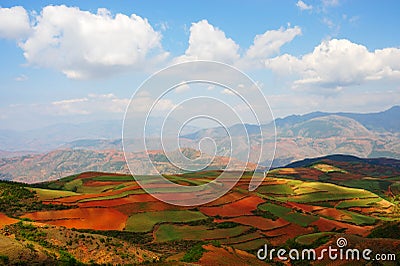 China countryside landscape Stock Photo