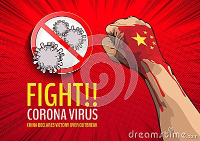 China fight corona virus 26 Vector Illustration