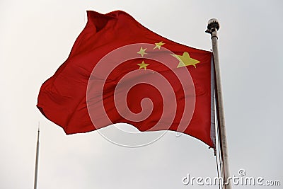 China flag Stock Photo