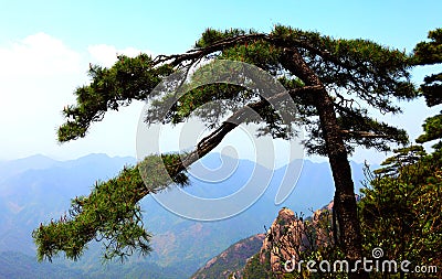 China jiangxi province sanqing hill mountain Stock Photo