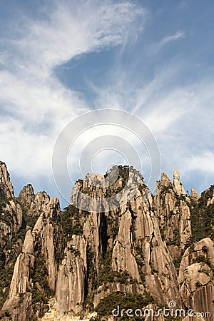 China jiangxi province sanqing hill mountain Stock Photo