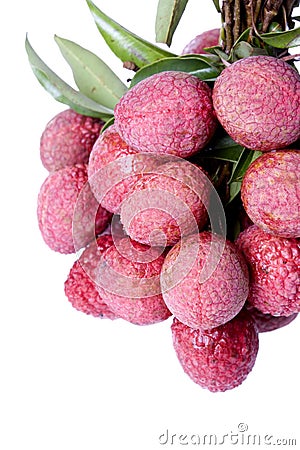 China Lychees Stock Photo