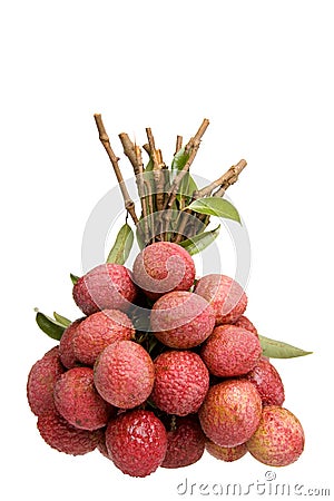 China Lychees Stock Photo