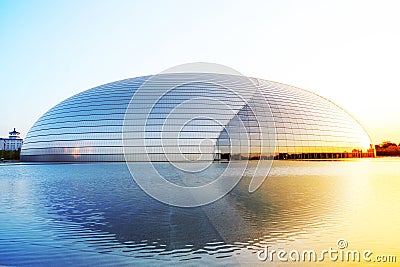 China National Grand Theater Editorial Stock Photo