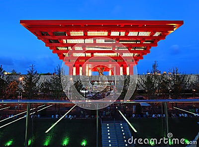 China Pavilion at the Expo 2010 Shanghai Editorial Stock Photo