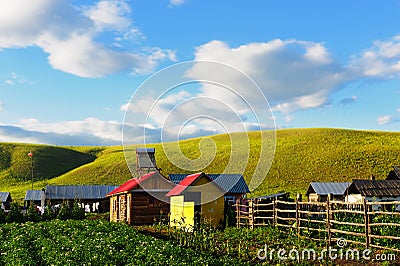China rural landscape Stock Photo