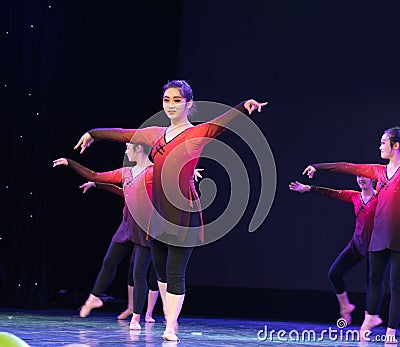The youth problems-Modern dance Editorial Stock Photo