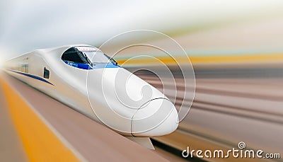 China,s High Speed Train Stock Photo