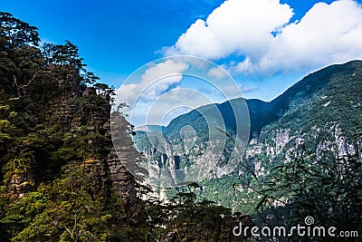 China`s mountains and rivers are so beautiful Stock Photo