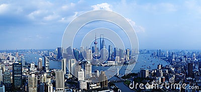 China shanghai panorama Editorial Stock Photo