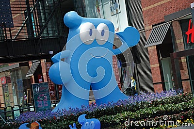 CHINA SHANGHAI WORLD EXPO 2010 MASCOT HAIBAO Editorial Stock Photo