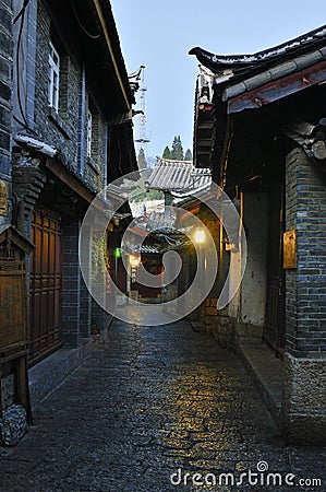 China town - Lijiang Stock Photo