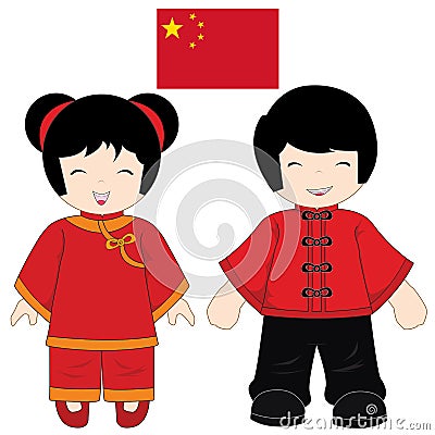 China traditional costume Stock Photo