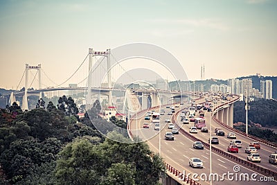 China xiamen haicang bridge Stock Photo