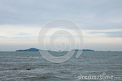 China Xiamen sea scenery of Fujian Province Stock Photo