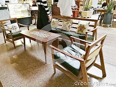 China Zhuhai Beishan Village Antique Vintage Lifestyle Store Shopping Decorative Interior Design Retro Style Clothing Accessories Editorial Stock Photo