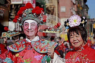 Chinatown New Year Parade Editorial Stock Photo