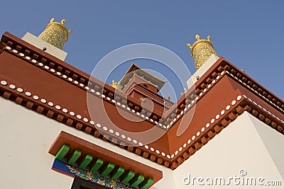 Chinese acient building Stock Photo