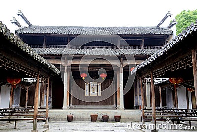 Chinese Ancient Traditional architecture Stock Photo