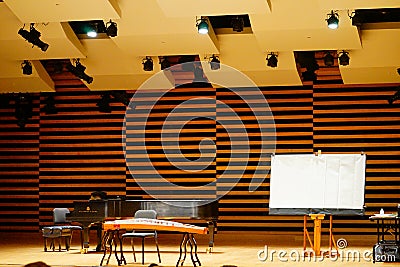 Chinese ancient zither Stock Photo