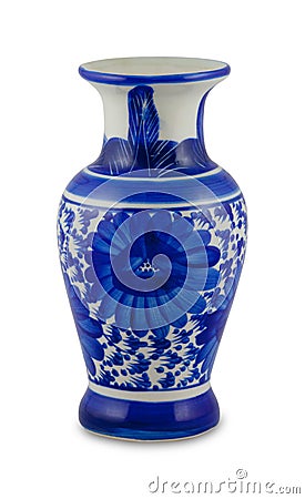 Chinese antique vase Stock Photo