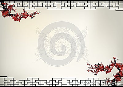 Chinese background Vector Illustration