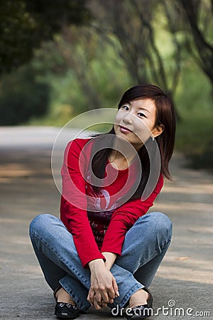 Chinese beauty Stock Photo