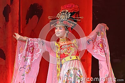 Chinese beauty in show Editorial Stock Photo