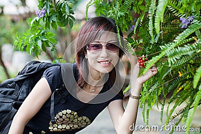 Chinese beauty woman Stock Photo