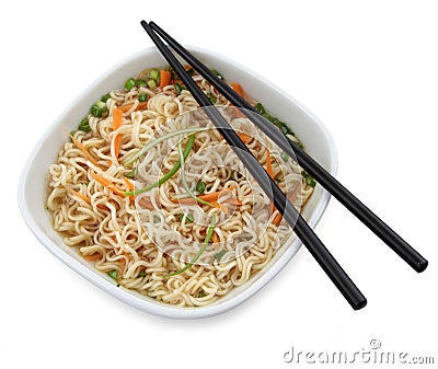 Chinese beef noodle soup Stock Photo