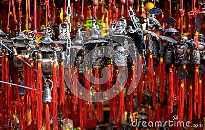 Chinese Bells Stock Photo