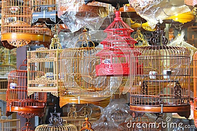 Chinese Bird Cage Stock Photo