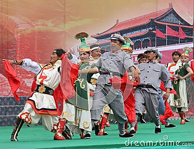 Chinese celebration of World War Two Editorial Stock Photo