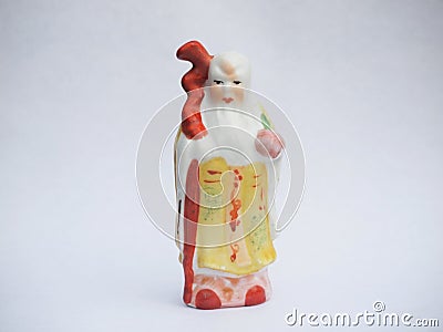 Chinese ceramic doll Stock Photo