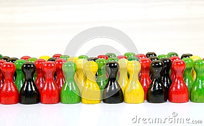 Chinese checkers Stock Photo