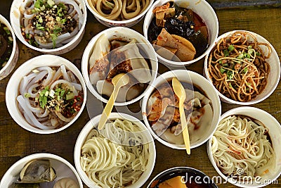 Chinese chengdu snacks. Stock Photo