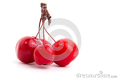 Chinese cherry apples Stock Photo