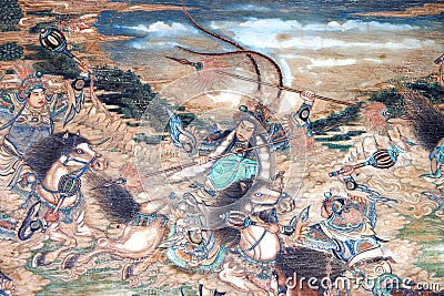 Chinese classical painting Stock Photo