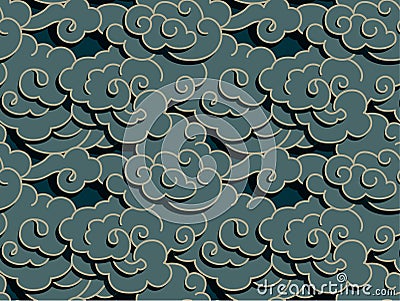 Chinese clouds Vector Illustration