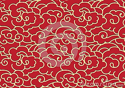 chinese clouds Vector Illustration