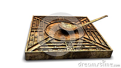 Chinese compass Stock Photo