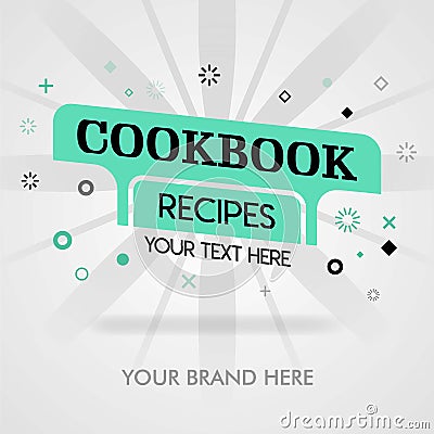 Chinese cookbook recipes. american cookbook website. cookbook recipes in sales. can be for promotion, advertising, ads, marketing. Vector Illustration