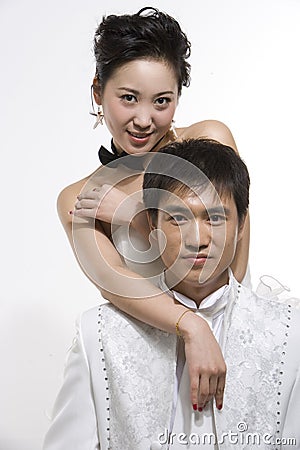 Chinese couple Stock Photo