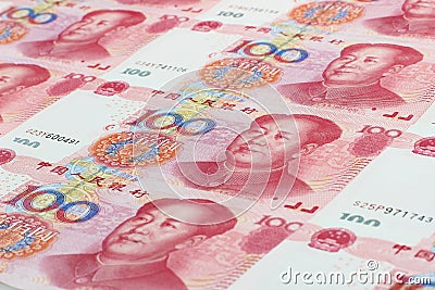 The Chinese currency Stock Photo