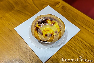 Chinese Danta Egg Tart Stock Photo