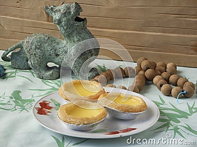 Chinese dim sum and traditional antique Stock Photo