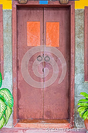 The Chinese door style Stock Photo