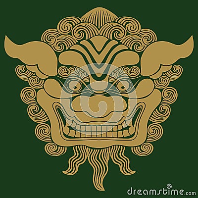 Chinese dragon Vector Illustration