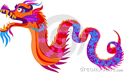 Chinese dragon Vector Illustration