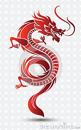 Chinese Dragon Vector Illustration